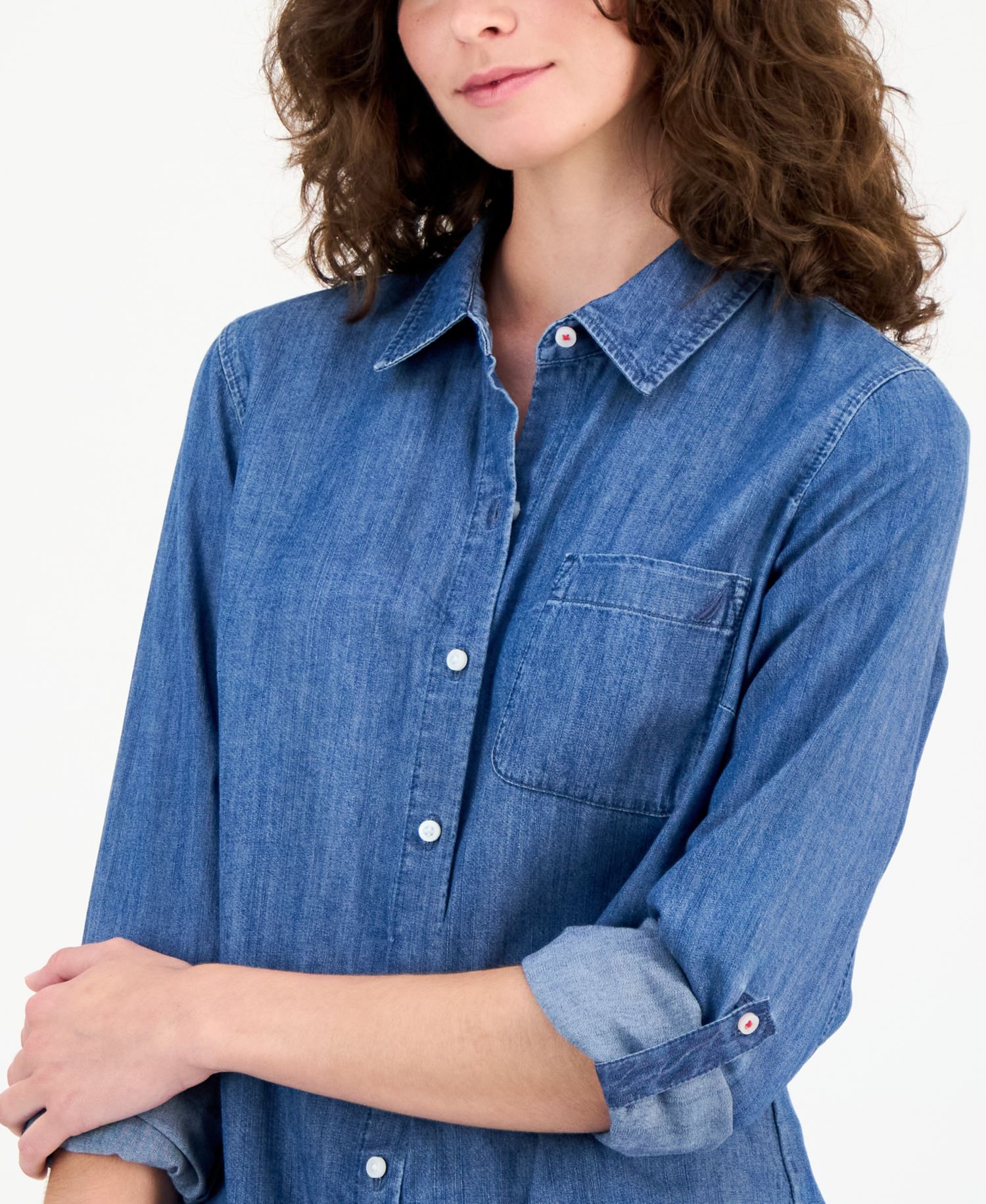 Women's Chambray Utility Shirt