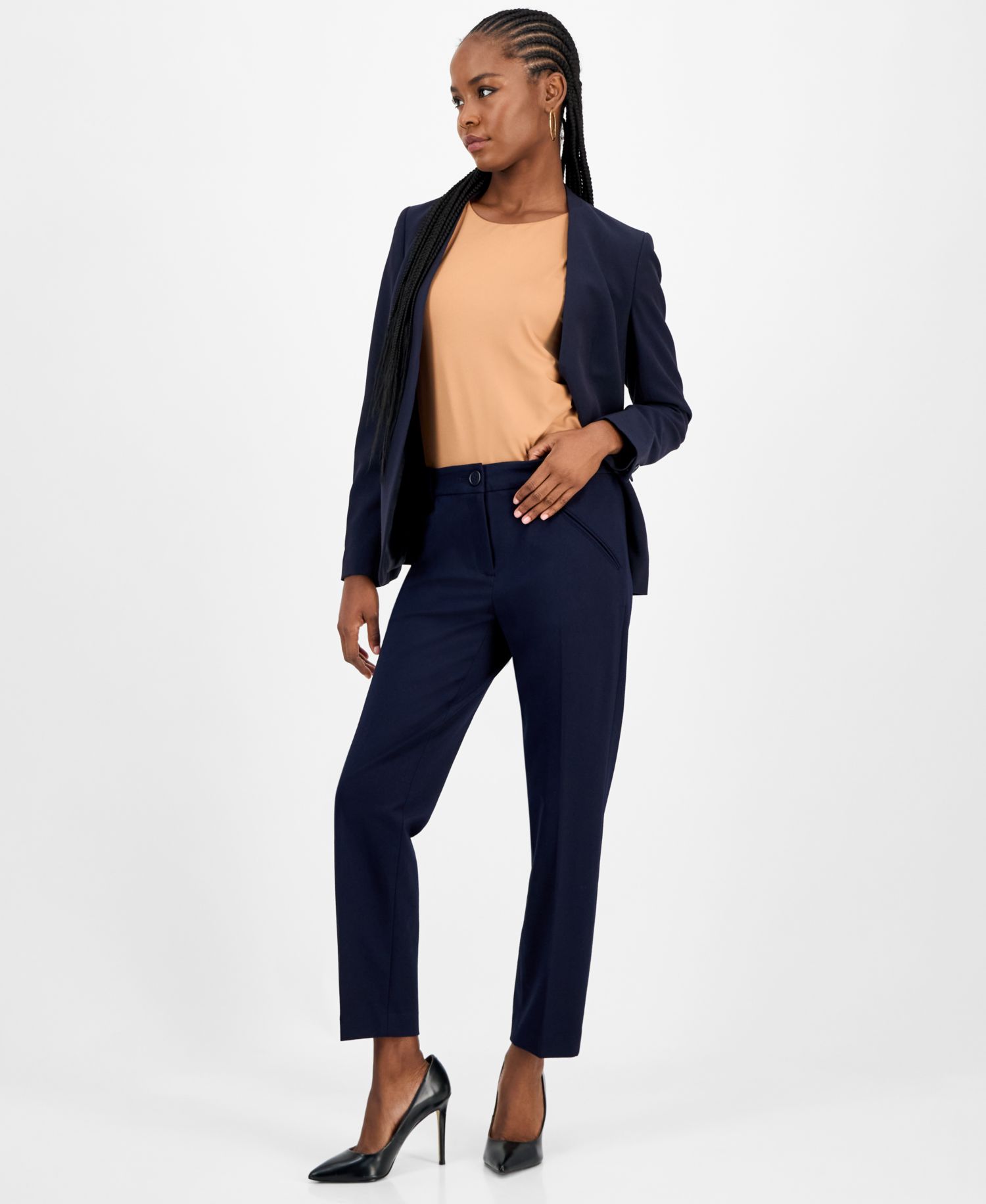 Women's Compression High-Rise Straight-Leg Pants