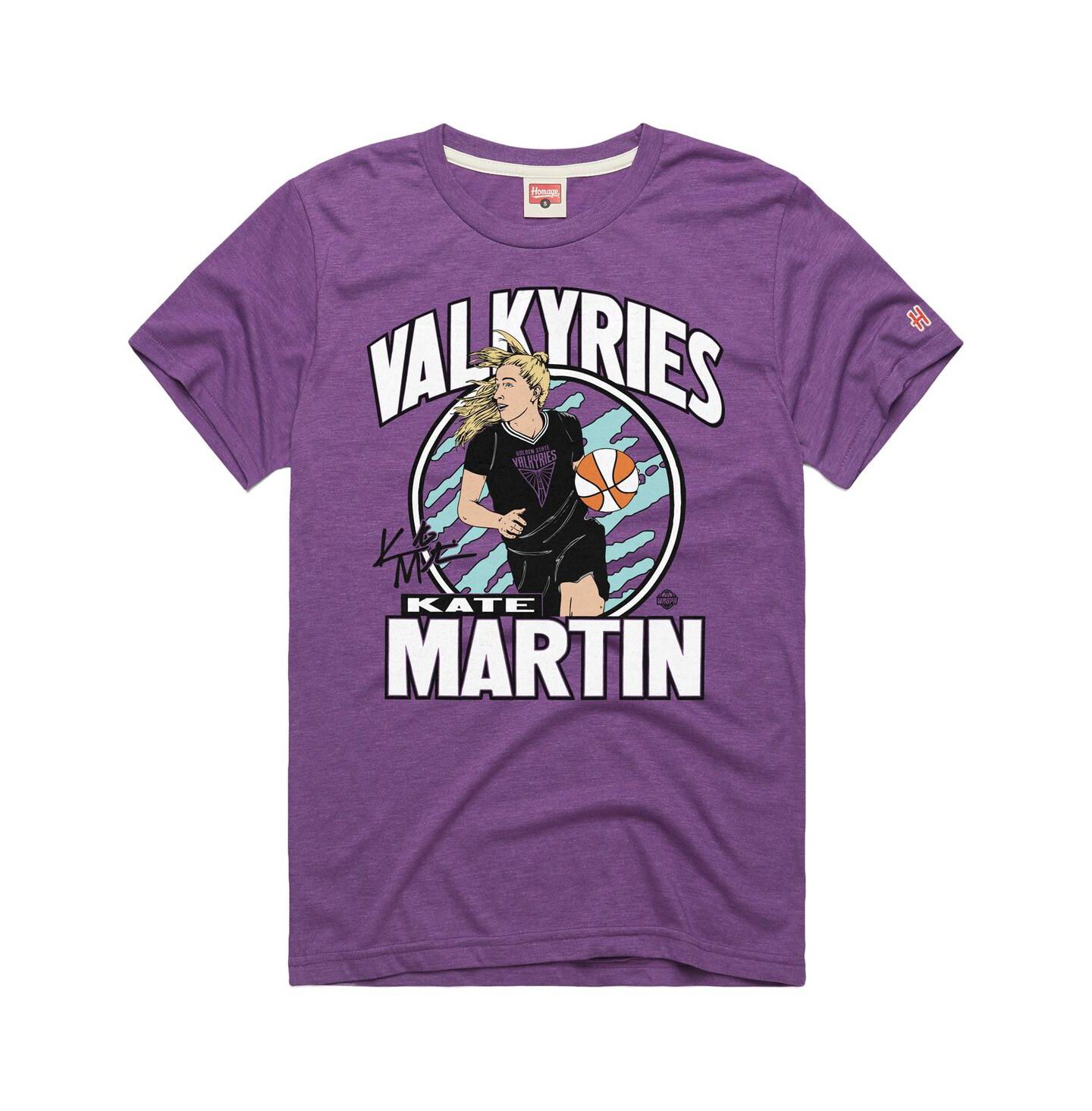 Футболка Homage Kate Martin Violet Golden State Valkyries Signature — фото 2