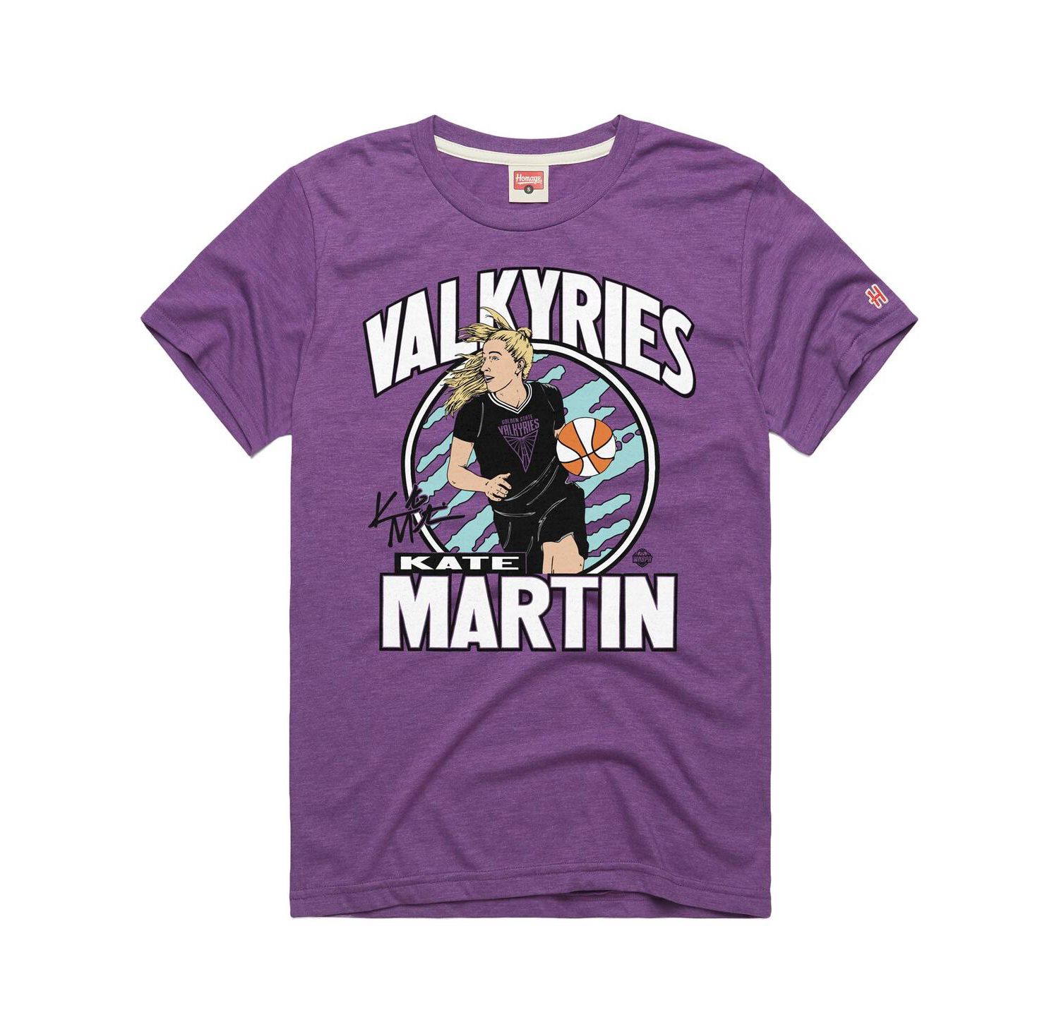 Men's and Women's Kate Martin Violet Golden State Valkyries Signature T-Shirt