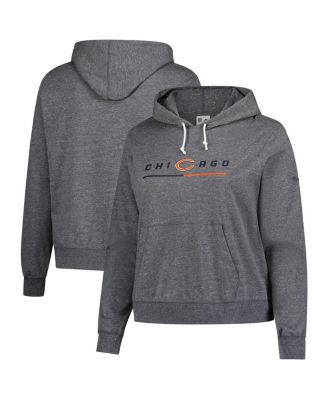 Nike - Women's&nbsp; Heather Charcoal Chicago Bears Pullover Hoodie