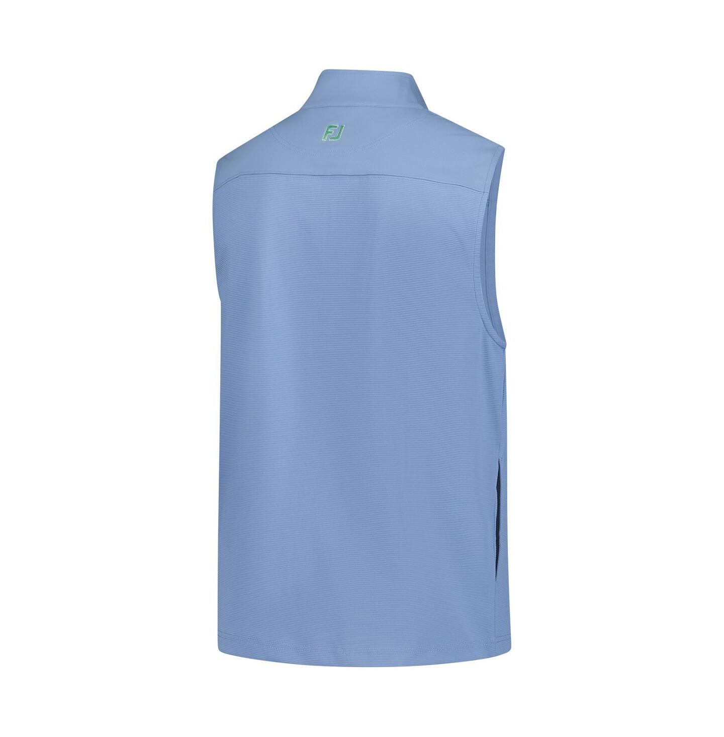 Мужской жилет FootJoy Blue WM Phoenix Open Ottoman Knit Full-Zip Vest — фото 3