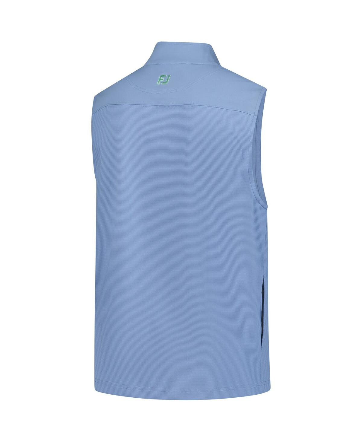 Footjoy Men's Blue Wm Phoenix Open Ottoman Knit Full-zip Vest In Blue