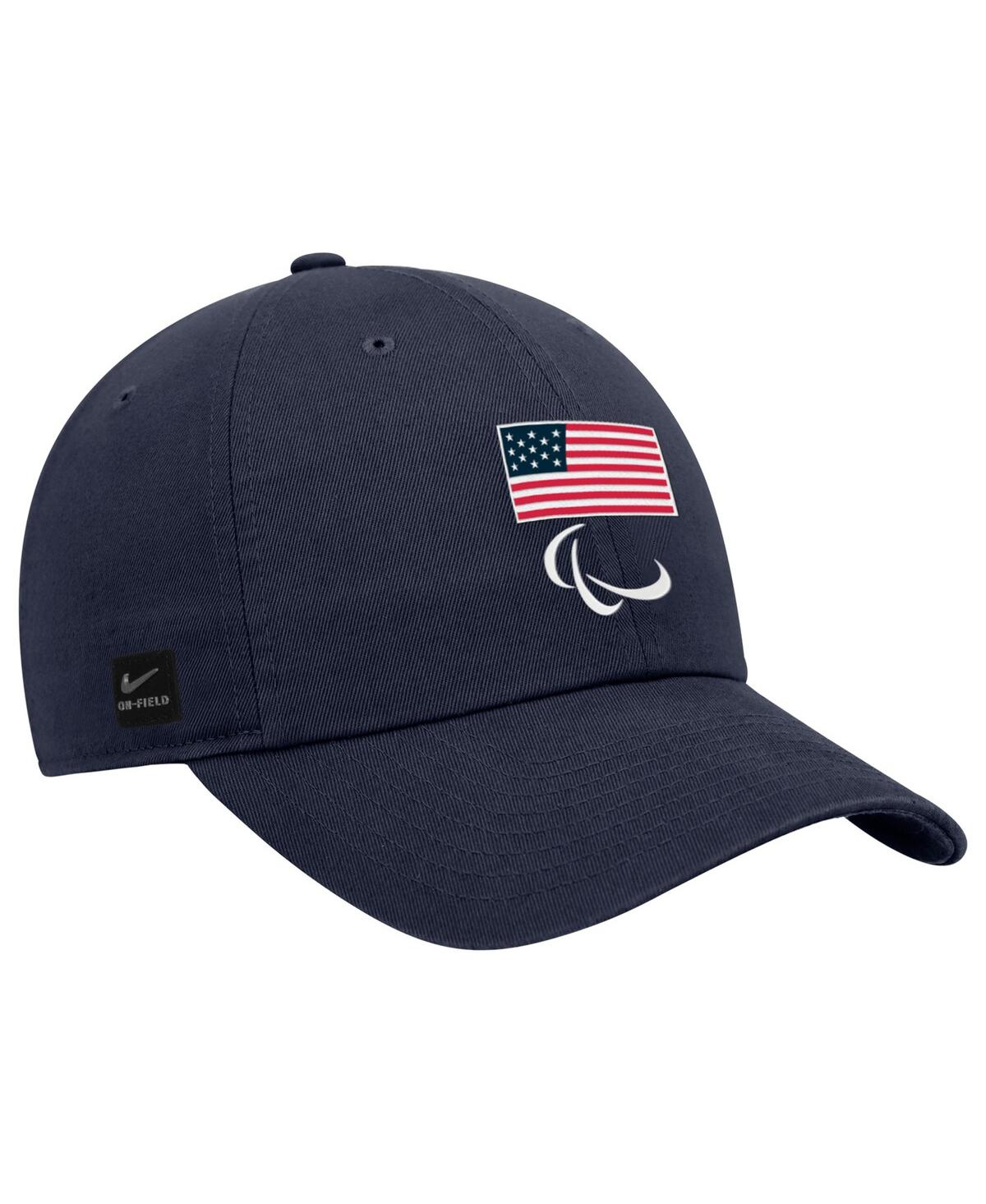 Nike Men's Navy U.s. Paralympics Club Adjustable Hat In Blue