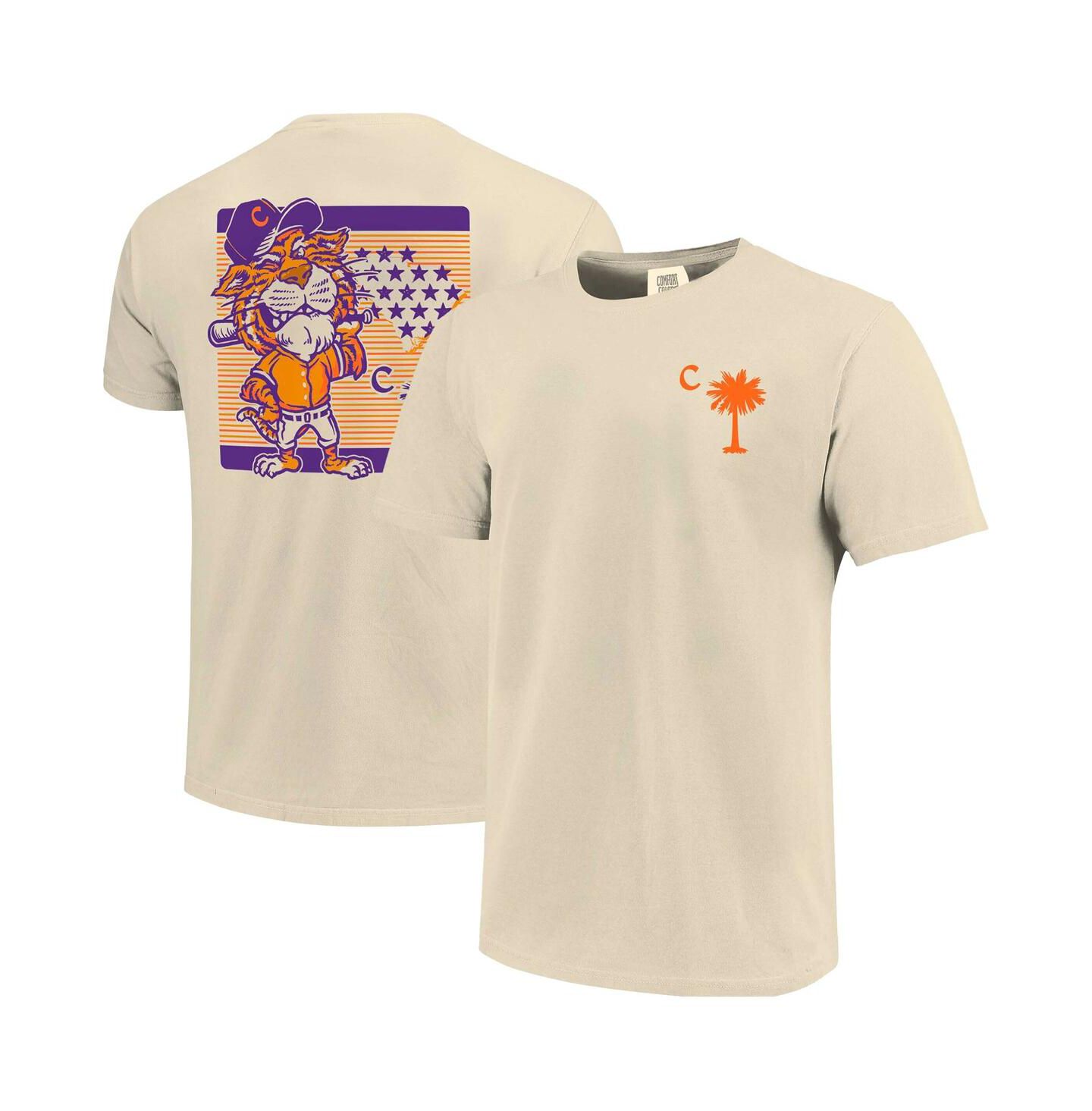 Мужская футболка Image One Cream Clemson Tigers Palmetto C Baseball — фото 1