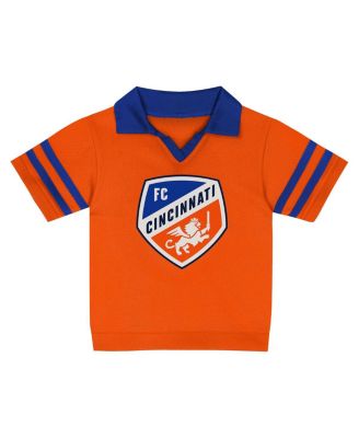 Toddler 2-Piece Orange FC Cincinnati Charming Dude Top and Short Set