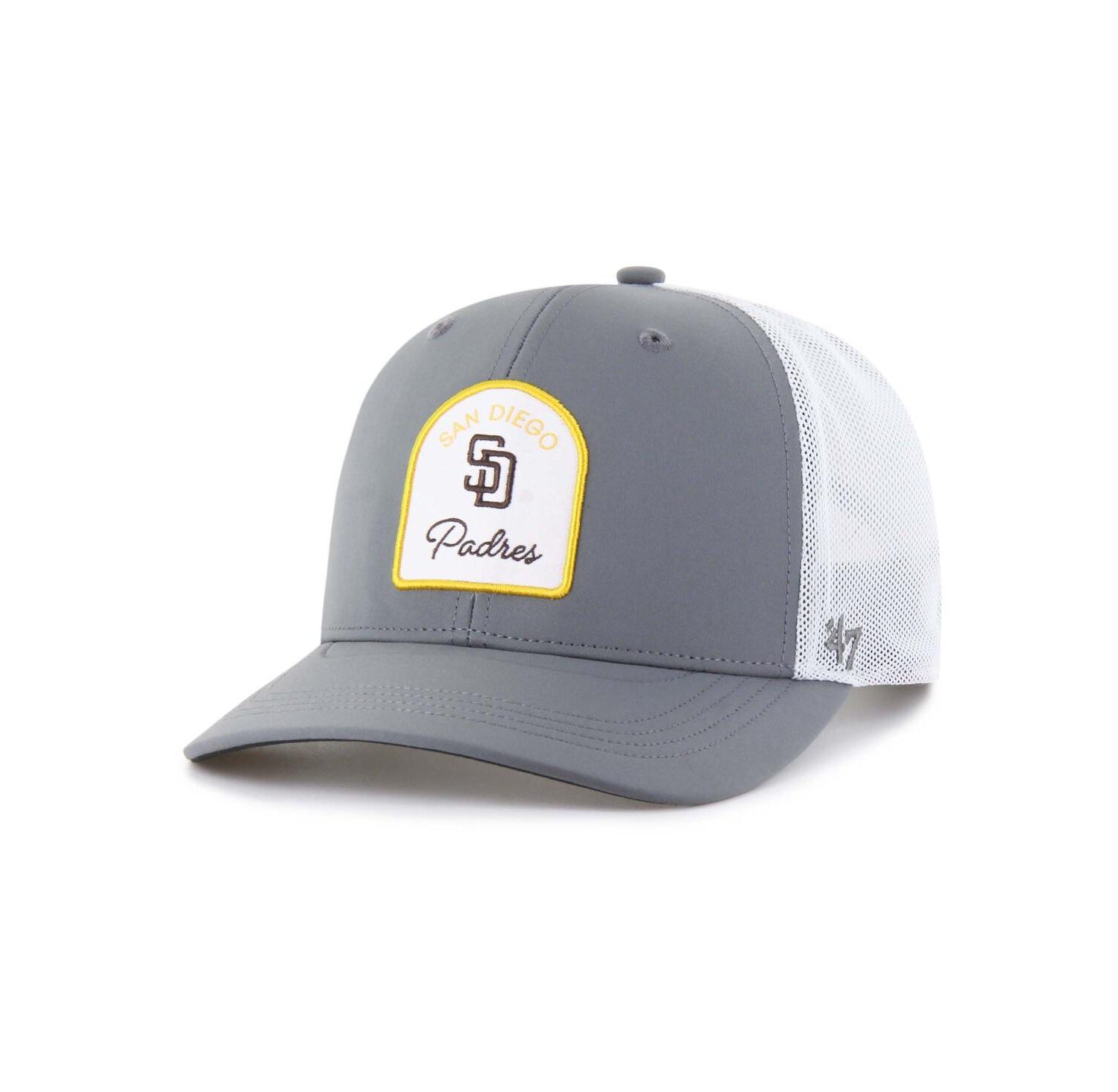Men's Gray San Diego Padres Gimmie Golf Trucker Adjustable Hat