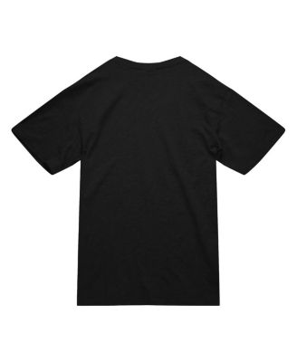 Men's Black New York Knicks Hardwood Classics Coffee Cup Logo T-Shirt