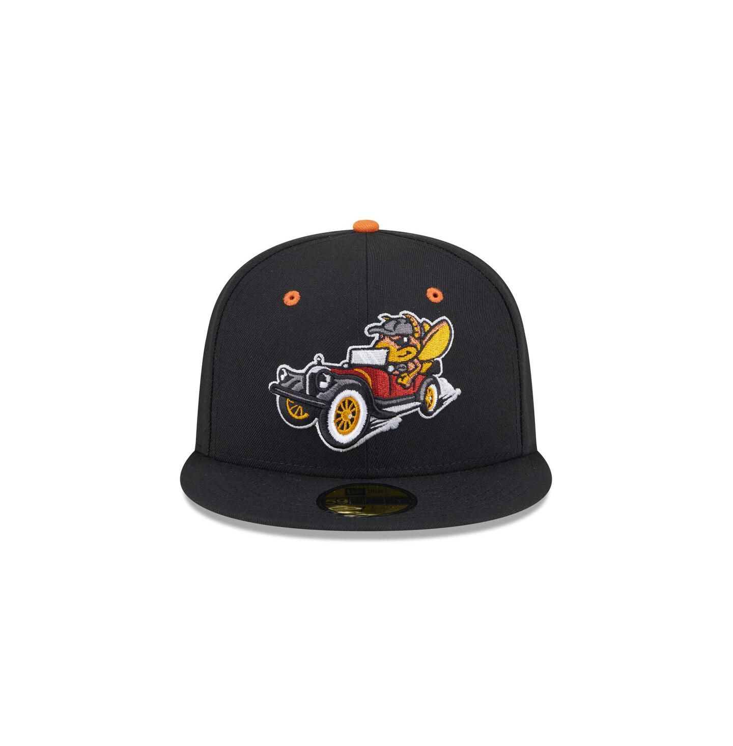 Мужская бейсболка New Era Winston-Salem Dash Theme Nights 59FIFTY, Black — фото 2