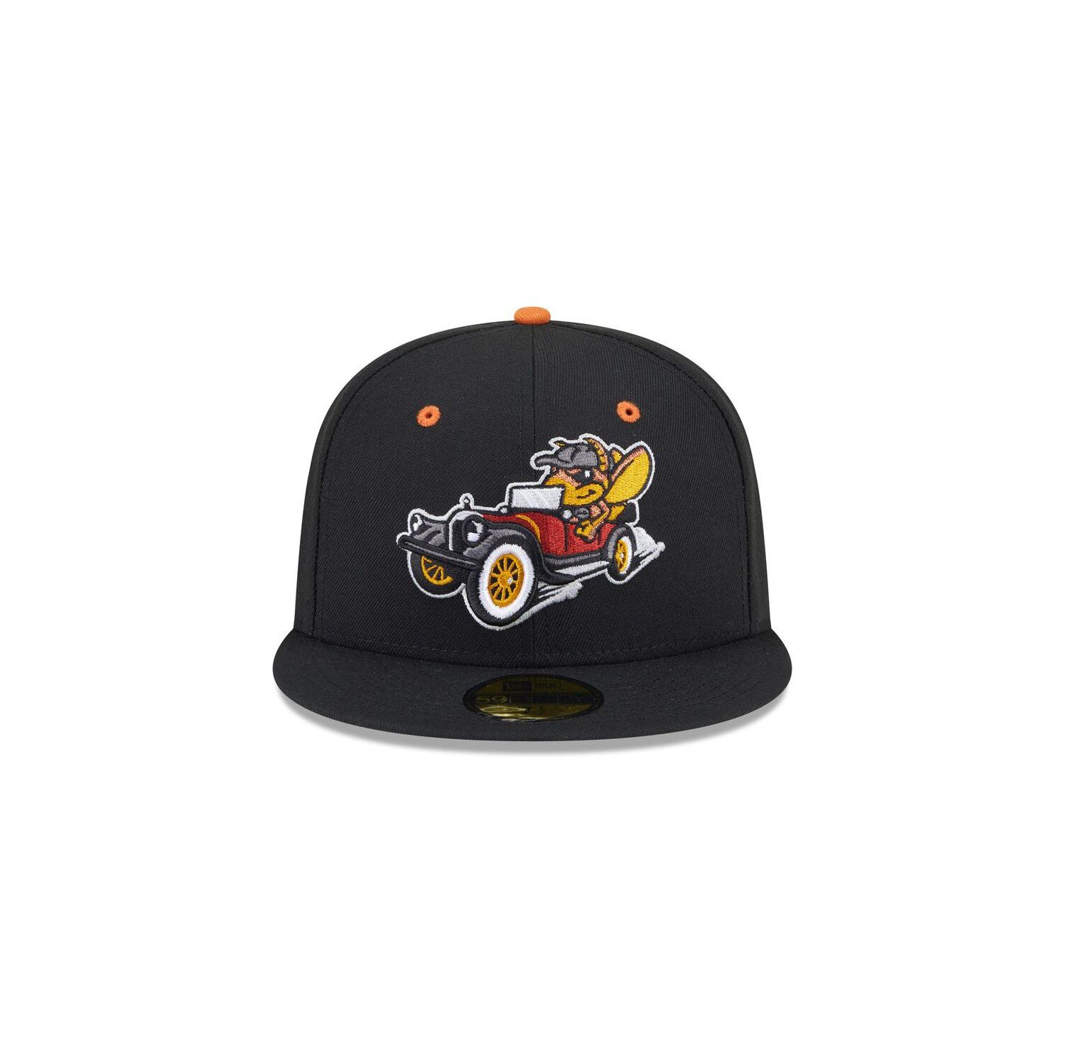 Men's Black Winston-Salem Dash Theme Nights 59FIFTY Fitted Hat