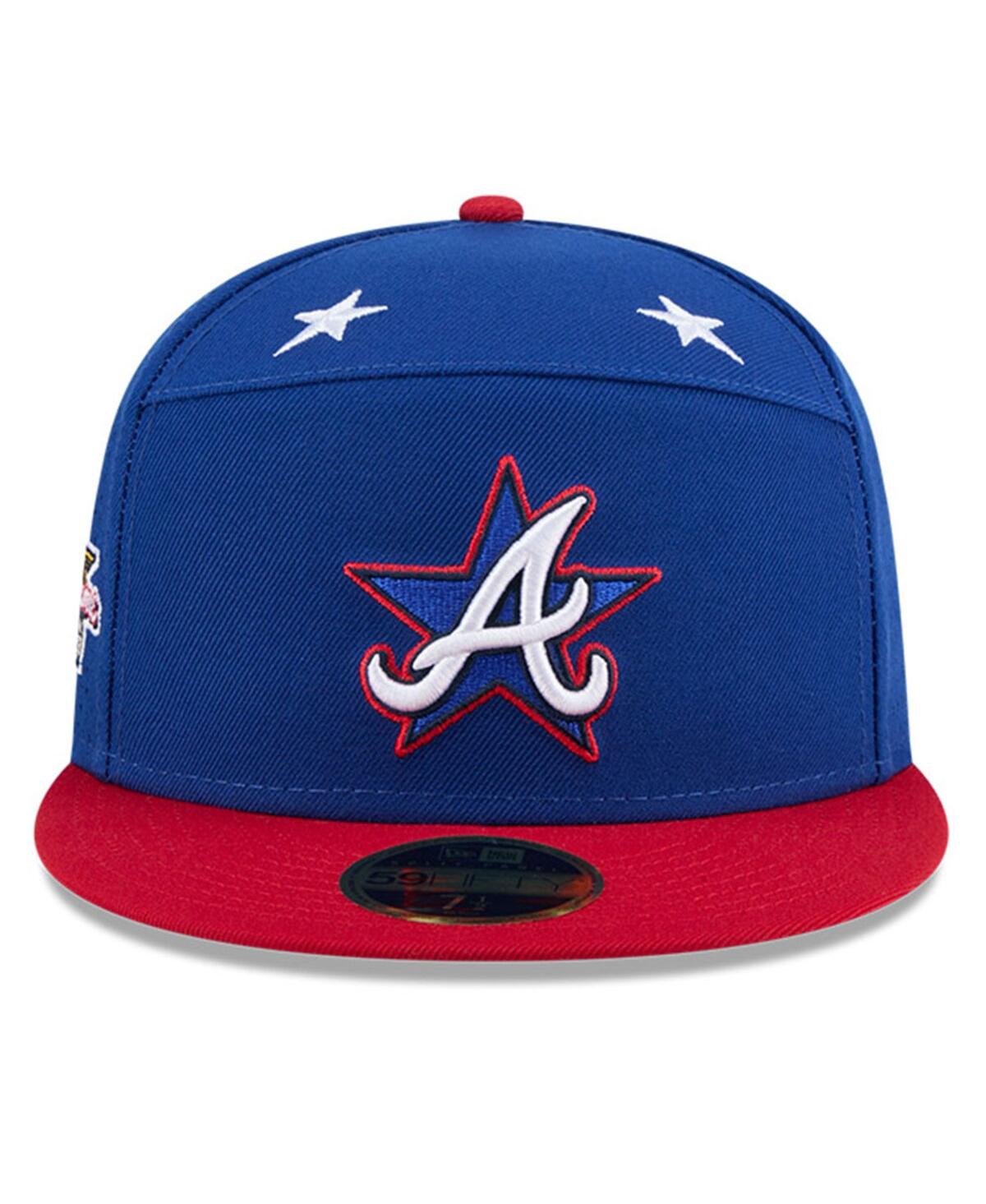 New Era Men's Blue/red Atlanta Braves 2025 Mlb All-star Game Workout Side Patch 59fifty Fitted Hat In Multi