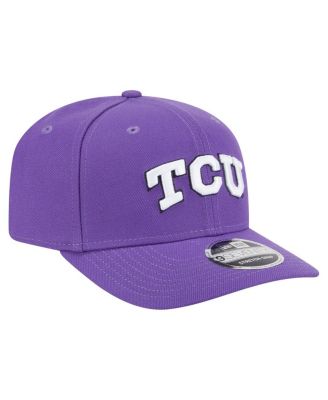 Men's Purple TCU Horned Frogs Team Collective 9SEVENTY Stretch-Snap Adjustable Hat