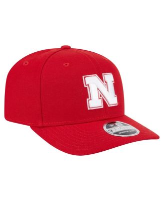 Men's Scarlet Nebraska Huskers Team Collective 9SEVENTY Stretch-Snap Adjustable Hat