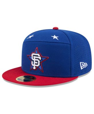 Men's Blue/Red San Francisco Giants 2025 MLB All-Star Game Workout Side Patch 59FIFTY Fitted Hat