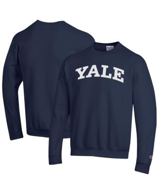 Champion - Men's Navy Yale Bulldogs Basic Arch Fleece Pullover Sweatshirt
