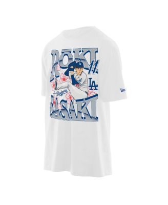 Men's Roki Sasaki White Los Angeles Dodgers Player T-Shirt