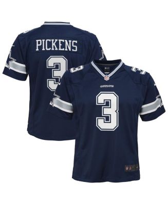 Nike Big Boys and Girls George Pickens Navy Dallas Cowboys Game Jersey ...