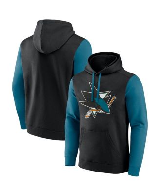 Fanatics - Men's Black San Jose Sharks Team Pullover Hoodie