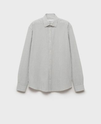 Men's Regular-Fit Stripe-Textured Shirt