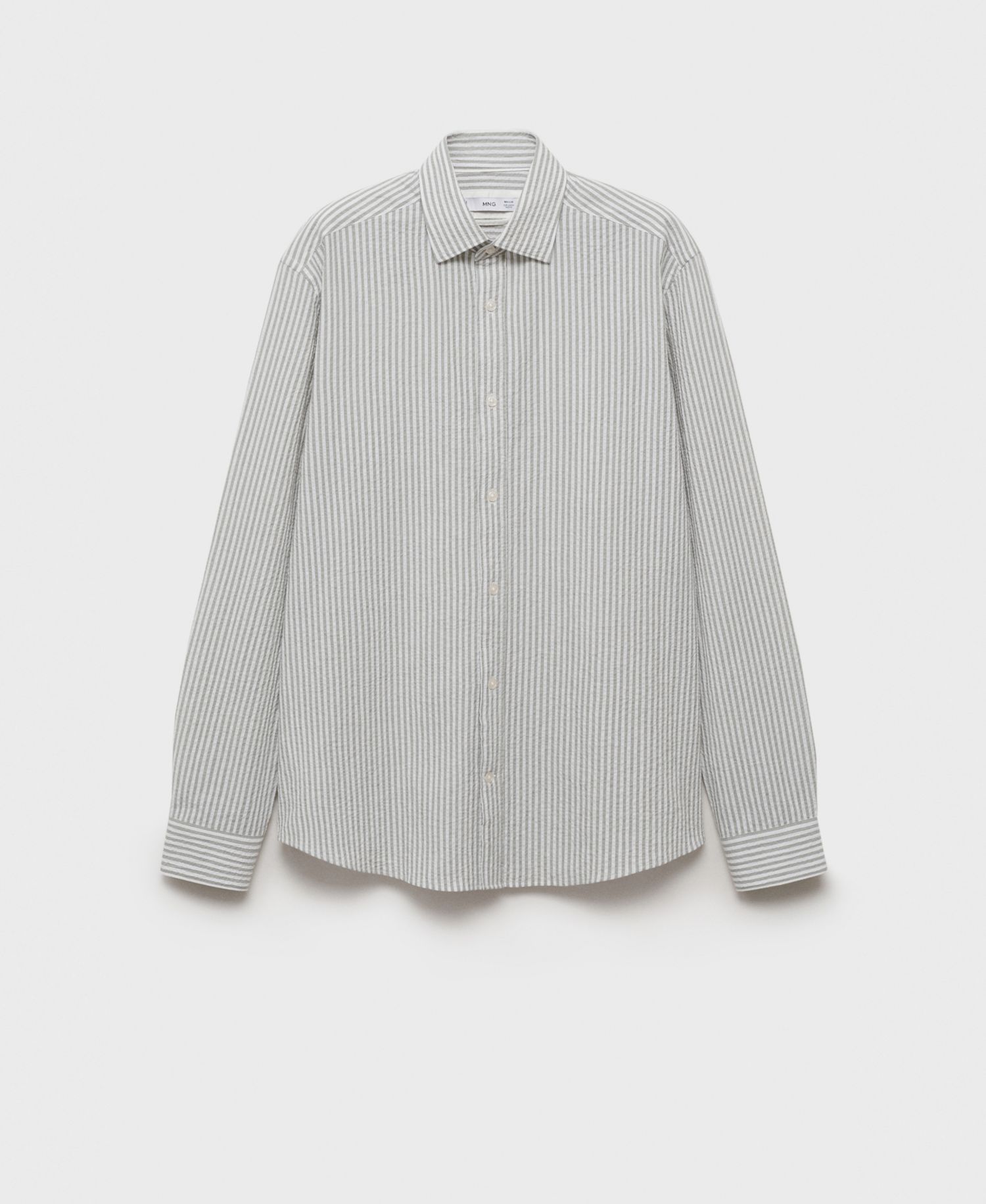 Men's Regular-Fit Stripe-Textured Shirt