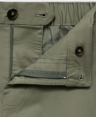 Men's Straight Cotton 10" Bermuda Shorts