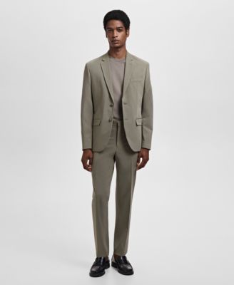 Men's Stretch-Fabric Super Slim-Fit Suit Jacket