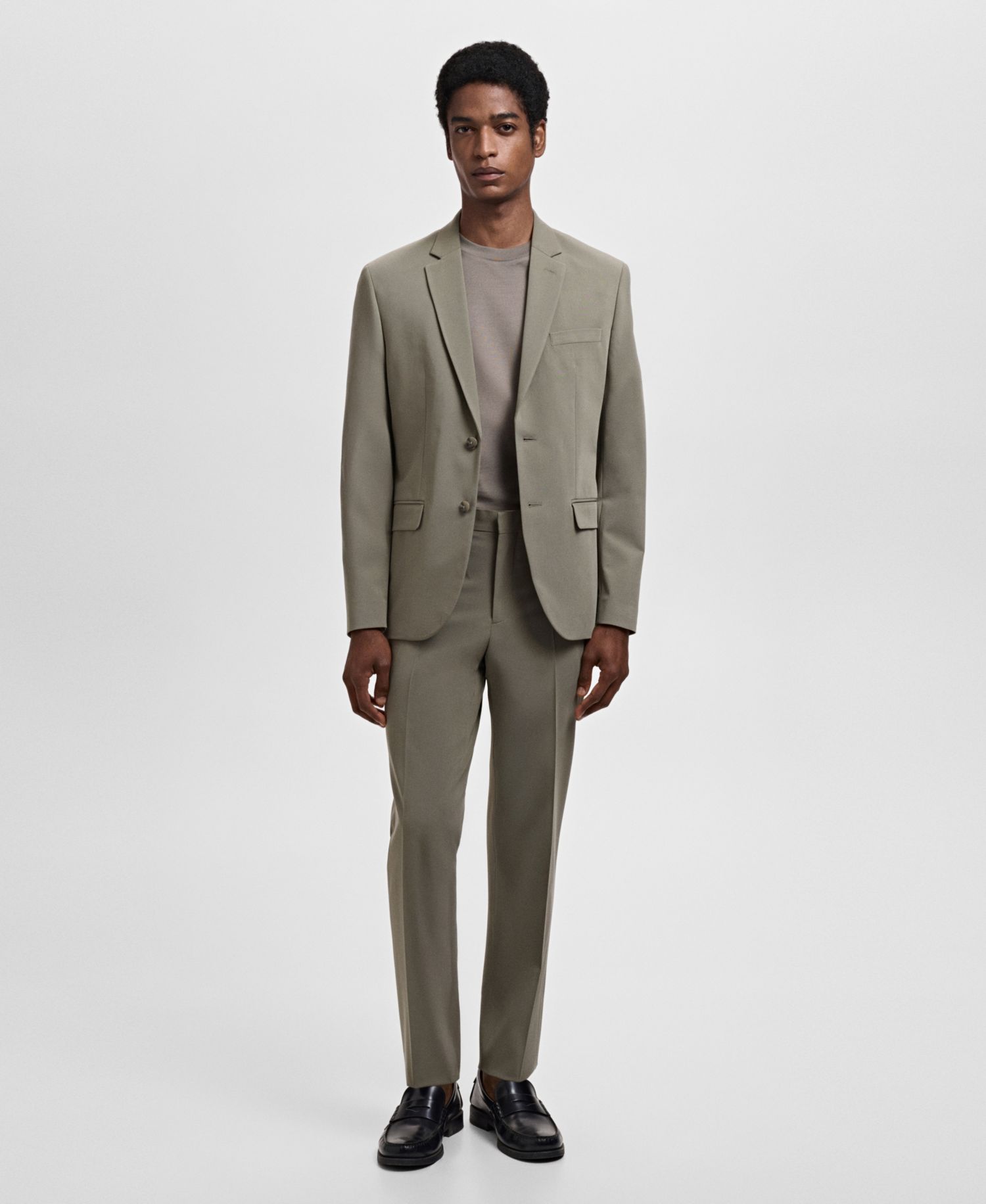 Men's Stretch-Fabric Super Slim-Fit Suit Jacket