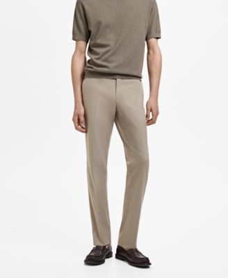 MANGO - Men's Monaco Slim-Fit Suit Pants