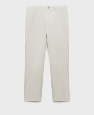 Men's Slim-Fit Linen Pants