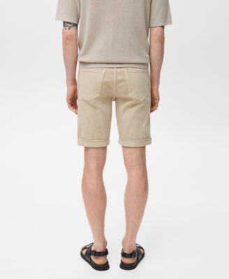 Men's Slim-Fit Denim 11.5" Bermuda Shorts