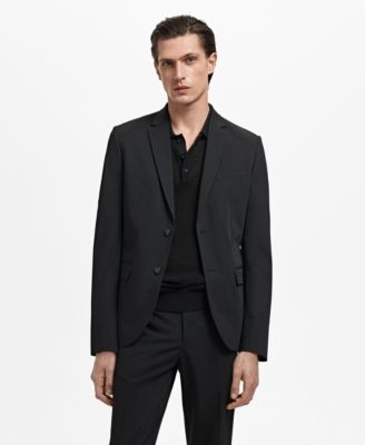 MANGO - Men's Stretch Fabric Super Slim-Fit Suit Jacket