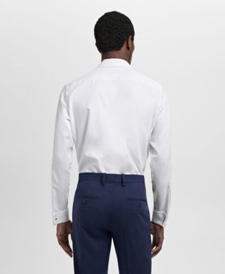 Men's Cotton Slim-Fit Dress Shirt