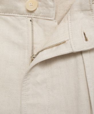 Men's Linen 9.5" Bermuda Shorts