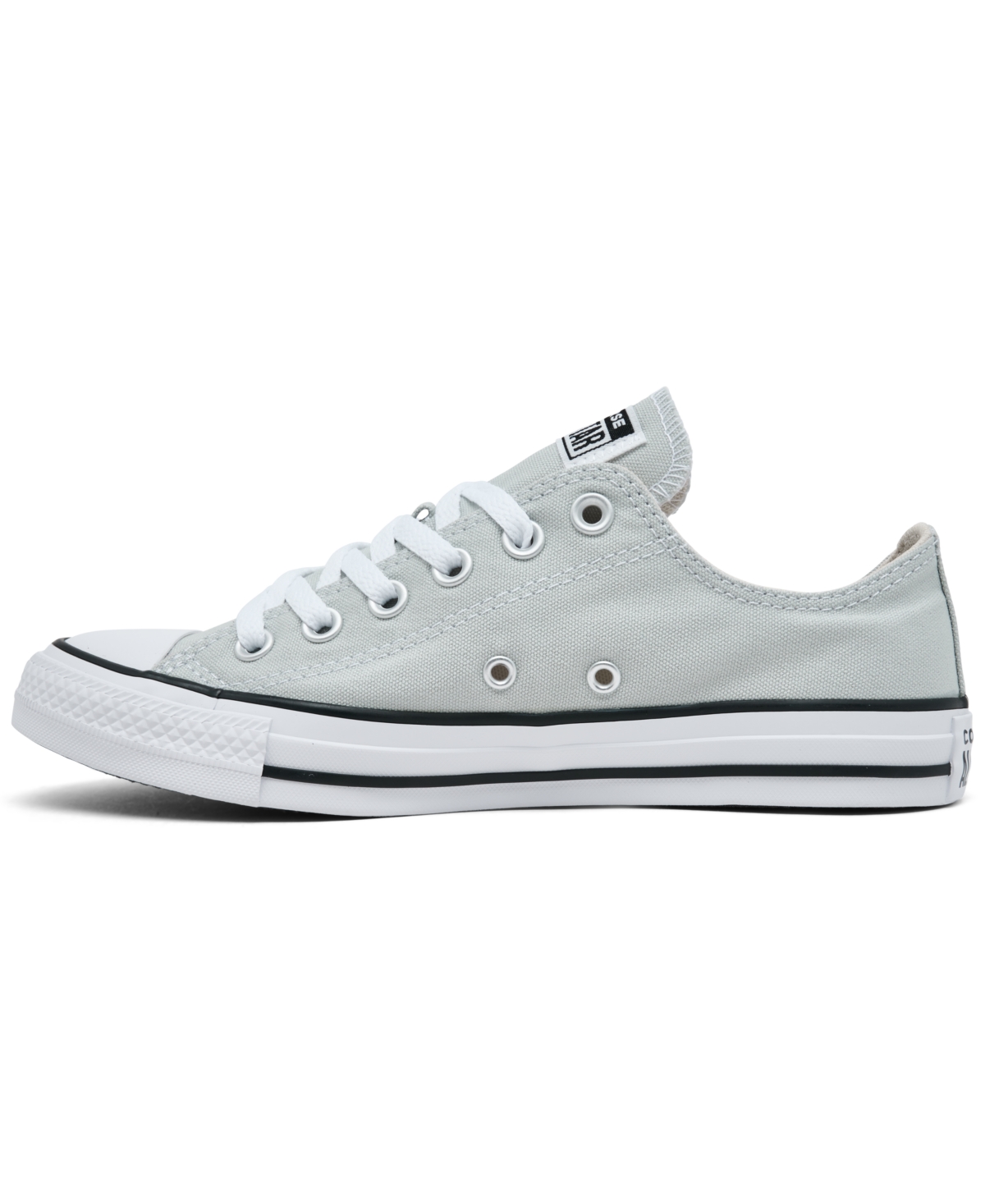 Converse Women's Chuck Taylor All Star Ox Casual Sneakers From Finish Line In Gray