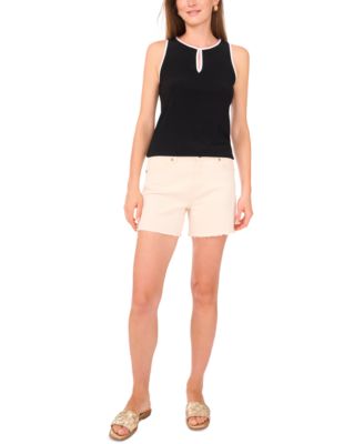 Women's Sleeveless Keyhole Top
