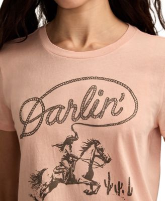 Women's Darlin Cowgirl Classic Cotton T-Shirt 