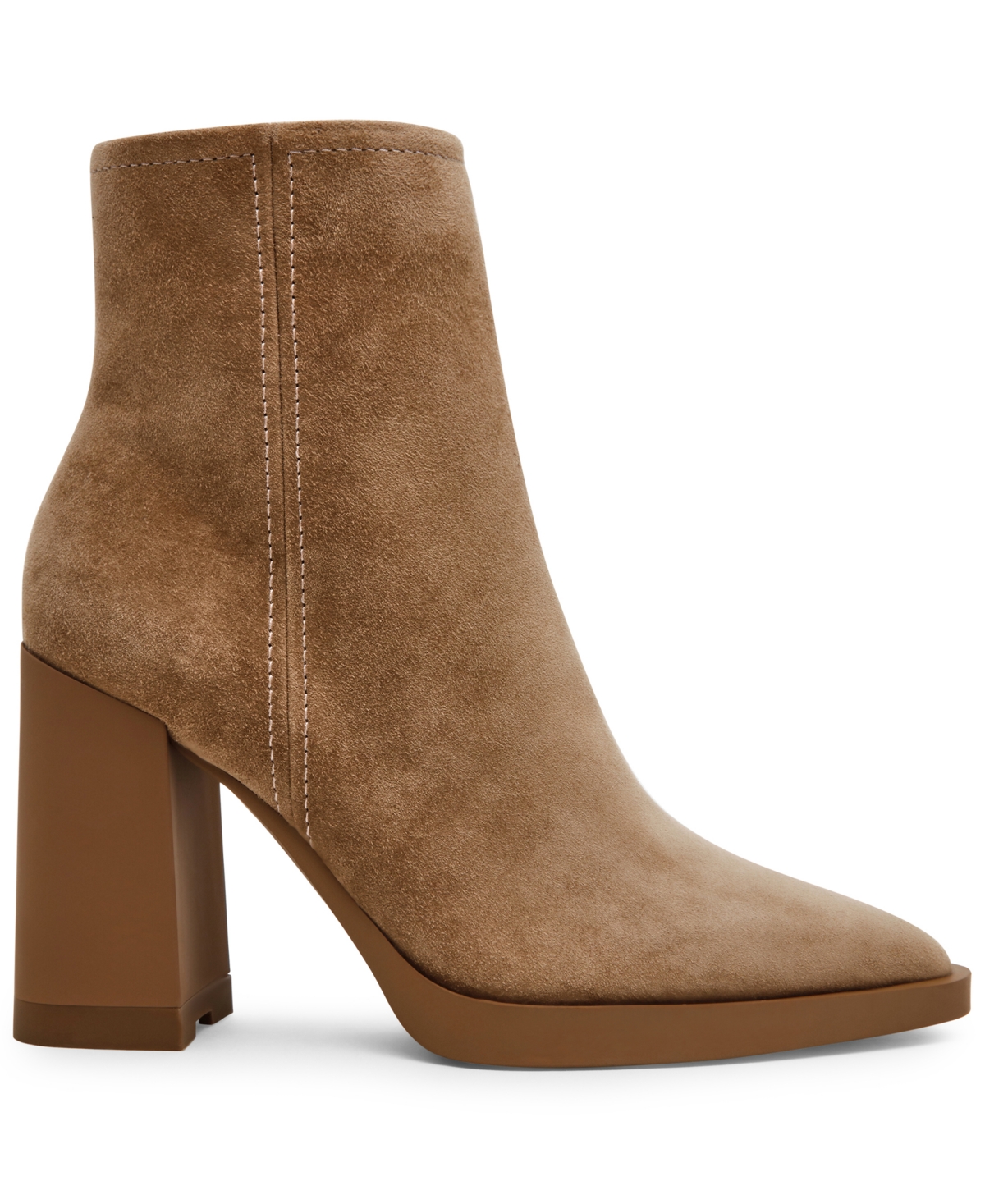 Steve Madden Women's Harden Pointed-toe Ankle Booties In Brown