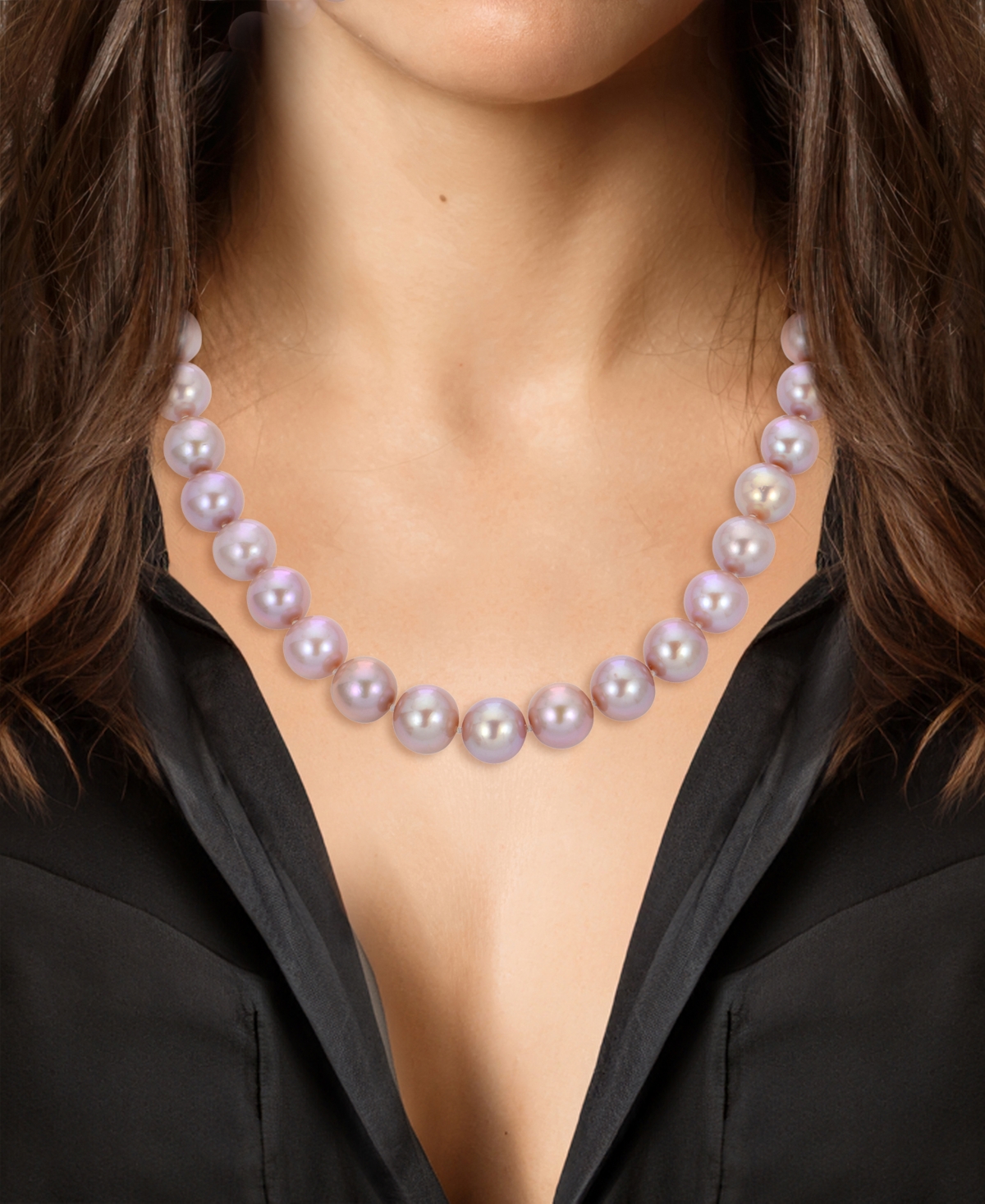 Macy's Cultured Freshwater Pearl 18" Collar Necklace In 14k Gold In Gold