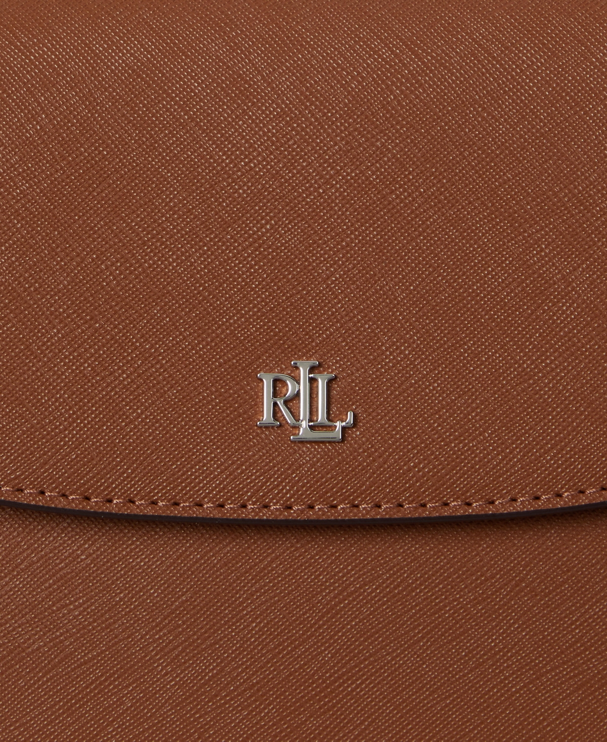 Ralph Lauren Two-tone Leather Small Schylar Shoulder Bag