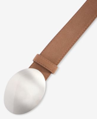 Faux-Suede Plaque Buckle Belt, Macy's Exclusive