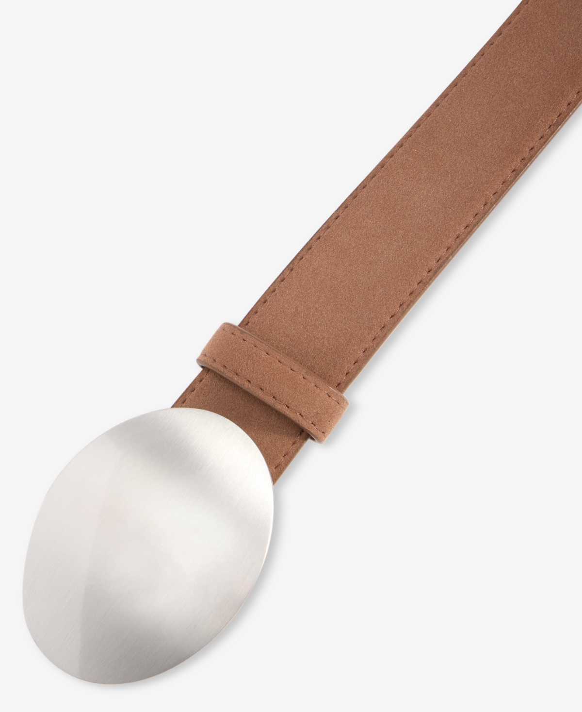 On 34th Faux-Suede Plaque Buckle Belt, Macy's Exclusive