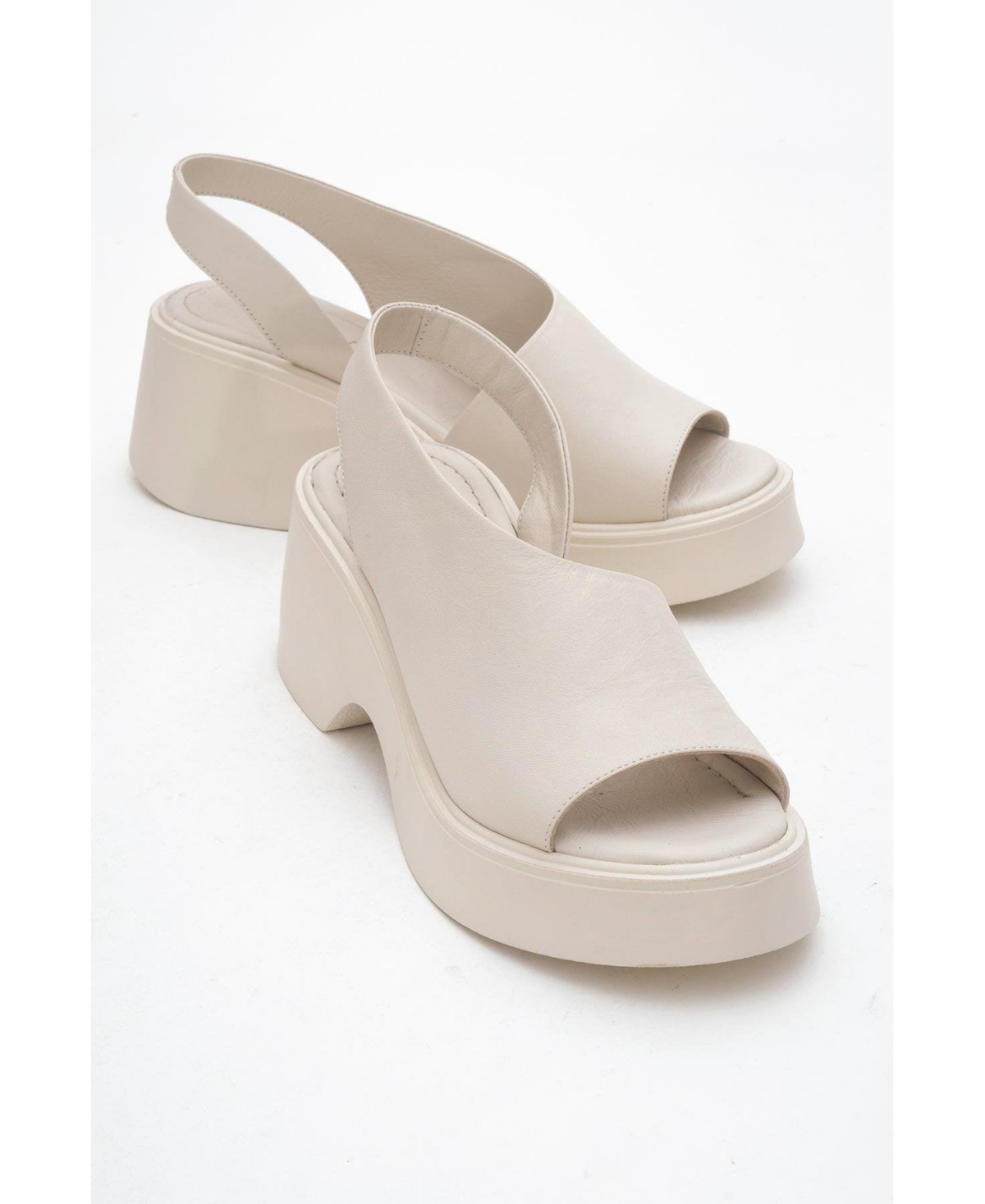 Roy Leather Wedge Sandal (Women) - Black leather