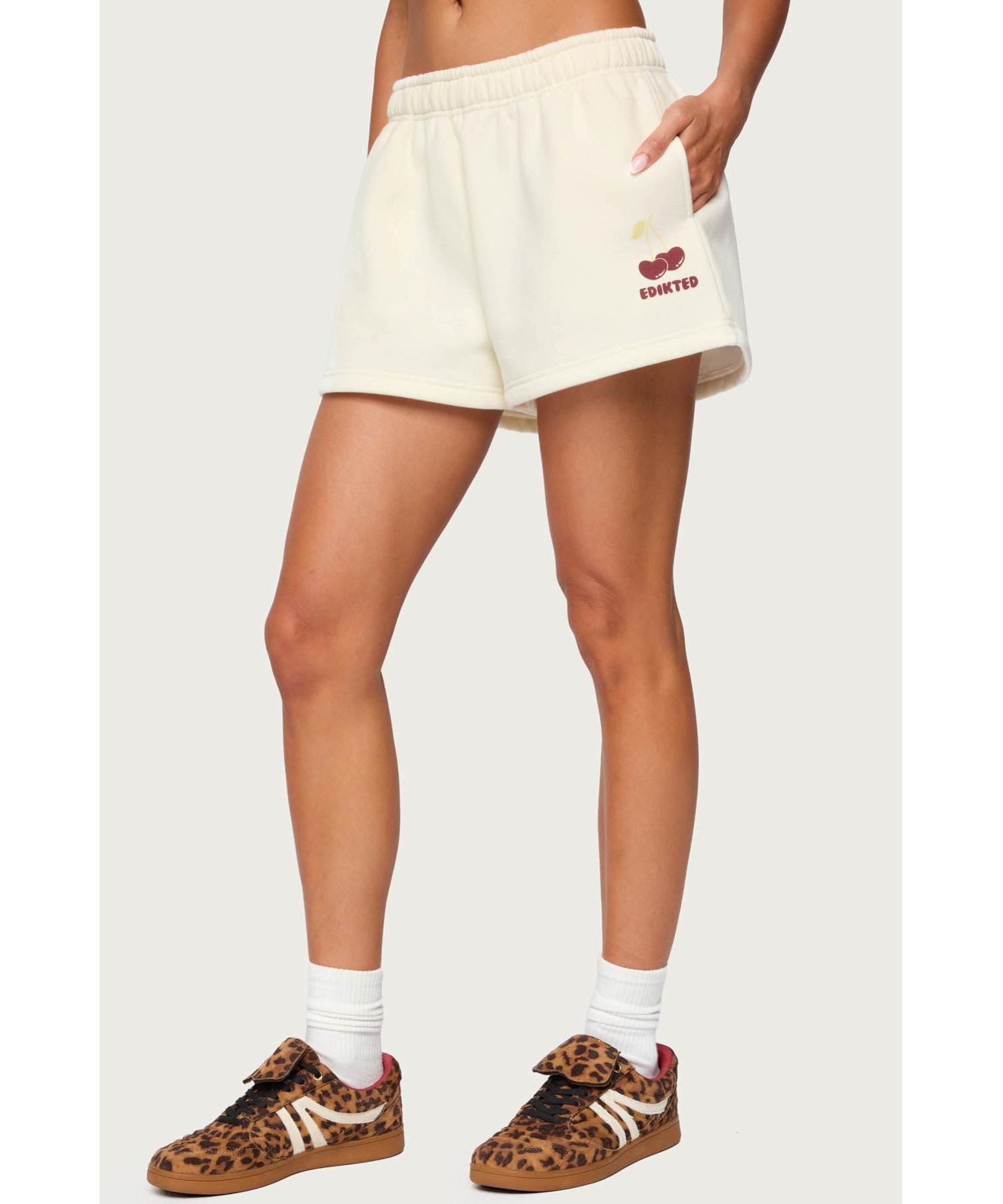 Women's Cherry Babe Sweat Shorts
