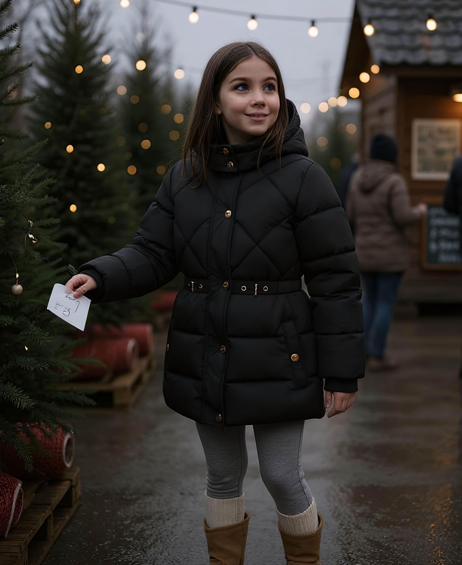 Little and Big Girls' Timeless Quilted Coat