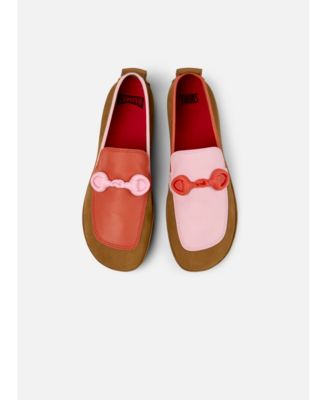 Camper Right Nina leren loafers Zwart