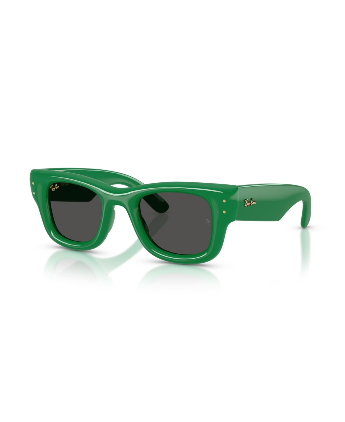 Unisex Wayfarer Puffer Square Sunglasses, RB4940 - Green