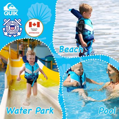 USCG Approved Life Jacket, Evoprene PFD  PVC Foam Swim Vest