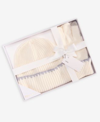 Ribbed Beanie & Gloves Boxed Set, Macy's Exclusive