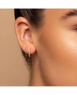 14k Gold-Plated Seeing Double Earrings