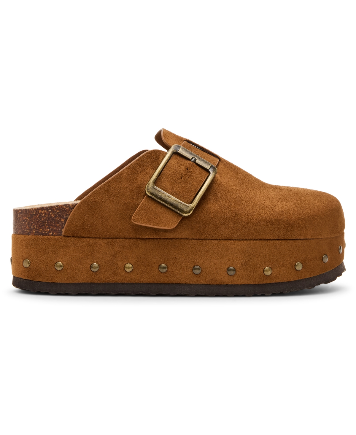 Madden Girl Luna Platform Slip-on Clogs In Brown